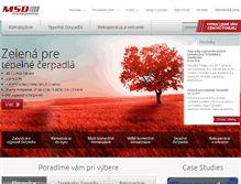 Tablet Screenshot of msdcompany.sk